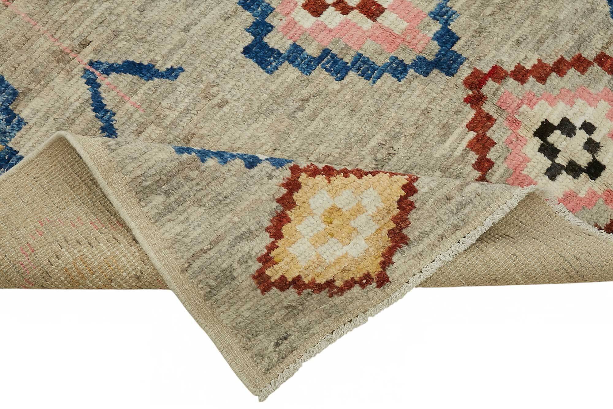 Hand-Knotted Tribal Unique 180 cm x 290 cm Multicolor Wool Carpet
