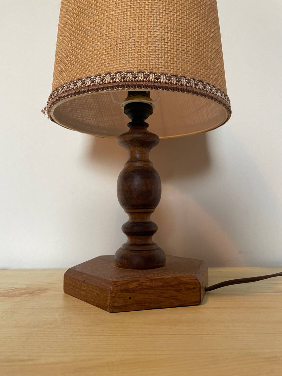 Wooden lamp