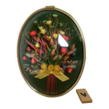 Frame natural dried flowers