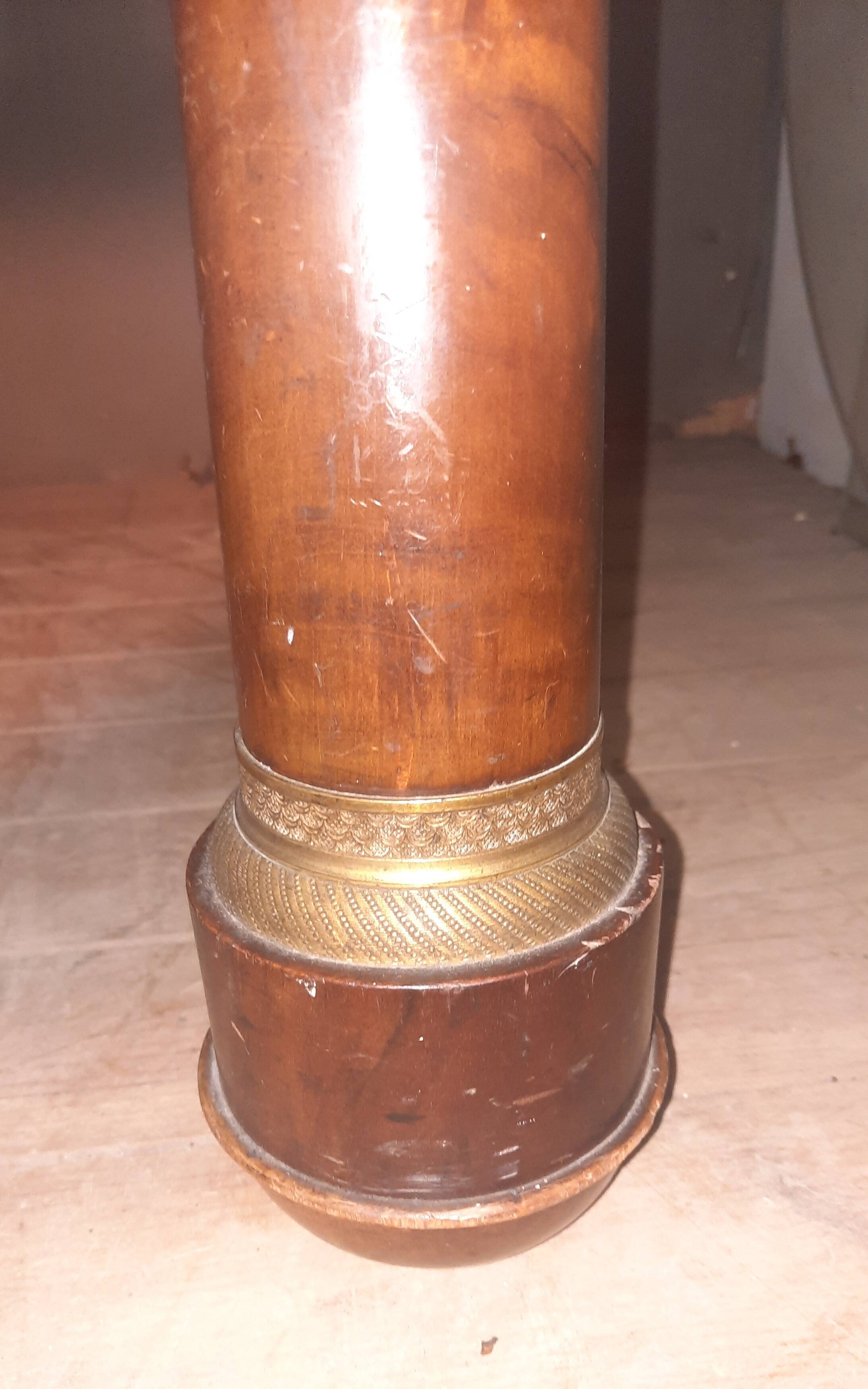 Mahogany desk from the Empire period.