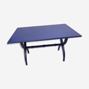 Blue low table