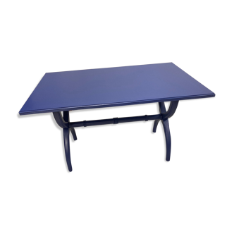 Blue low table