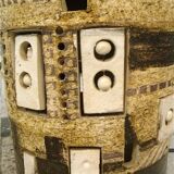 Set of 2 Ceramic Large Floor or Table Lamps by Georges Pelletier for Accolay, France 1960s