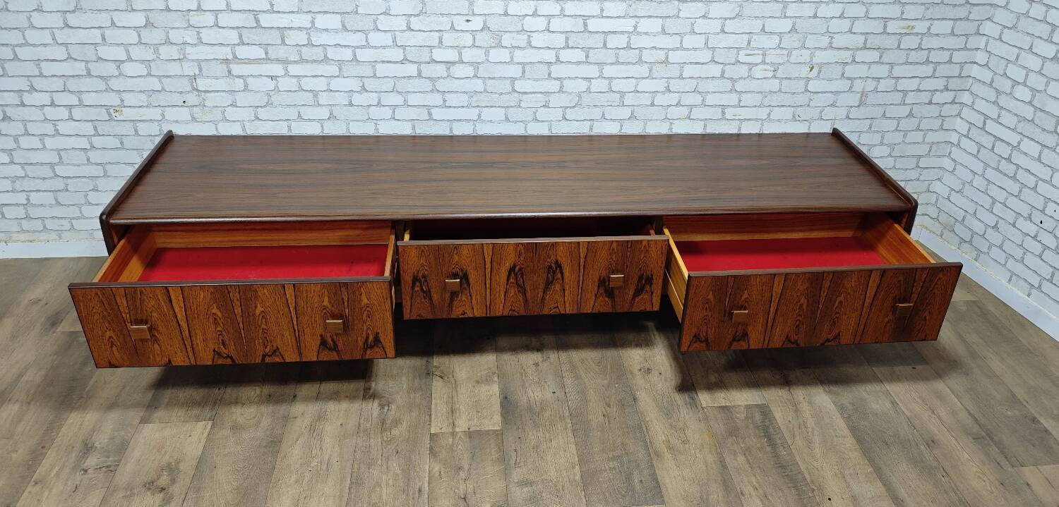 Vintage Scandinavian sideboard in rosewood 1960