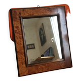 Elm burl mirror