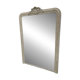 Louis XV style mirror in wood and patinated stucco, 19th century