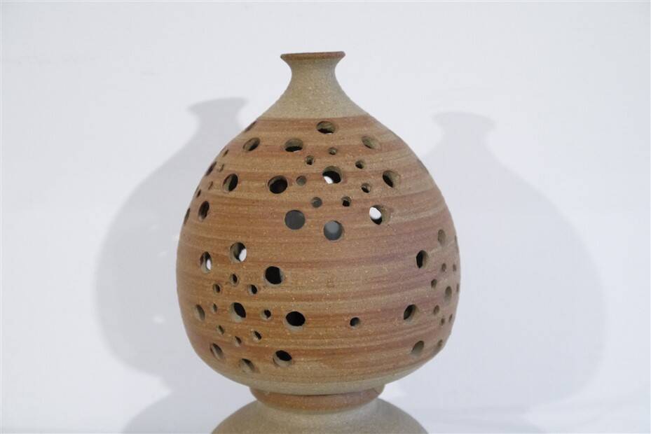 Danish ceramic lamp 1970