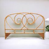 Vintage rattan headboard 1980
