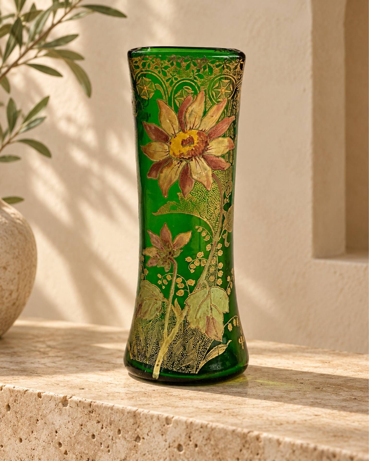 Legras Montjoye vase model Belfort Art Nouveau circa 1900