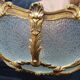 Bronze-gilded ceiling light and glass – Louis XV style