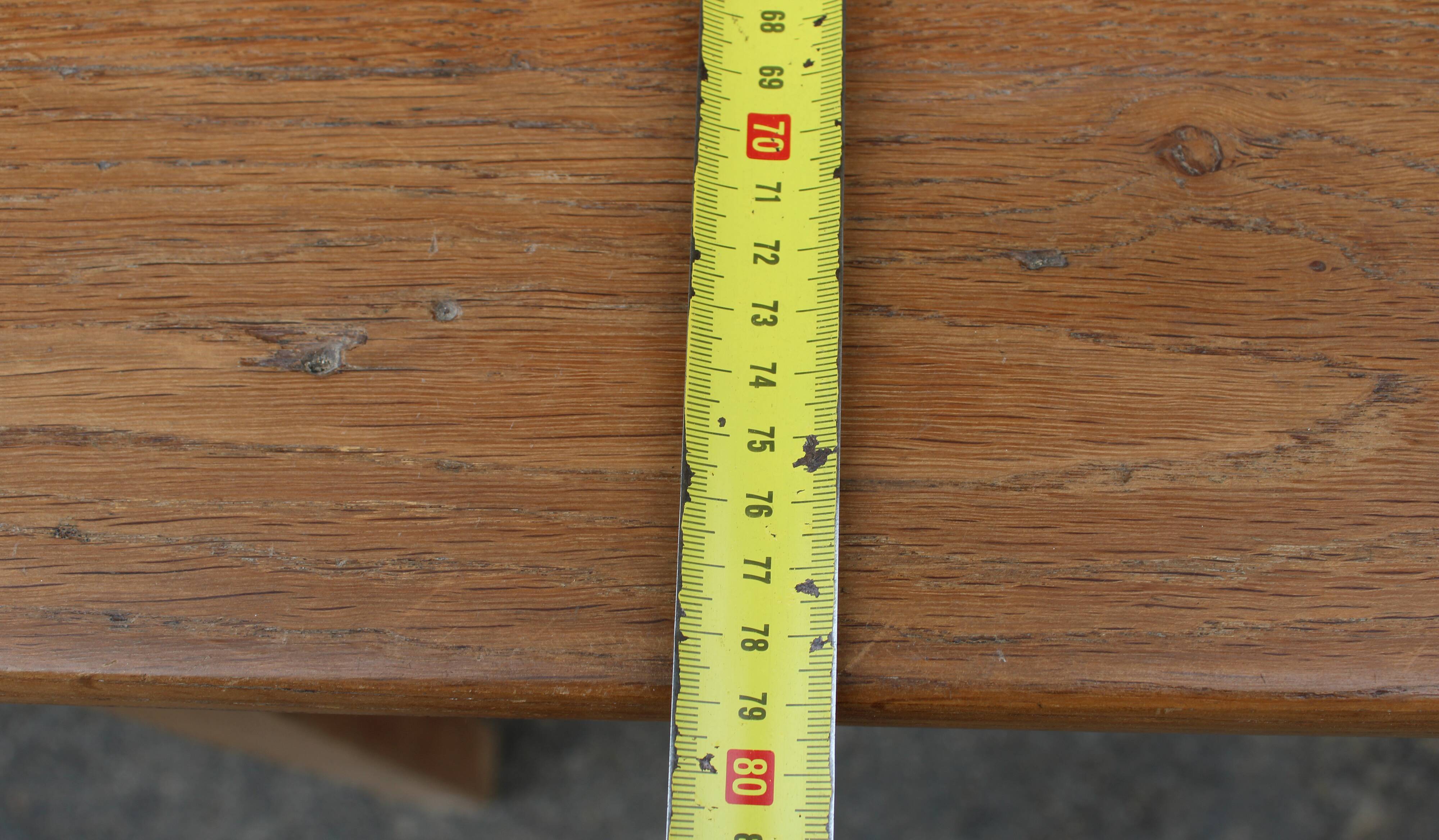 Table de ferme en chêne pour 6 personnes