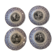 Lot de 4 assiettes parlantes