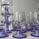 Ensemble de 6 flutes à champagne 1970