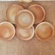 Set of 6 dessert plates in Montgolfier France vintage manufacture