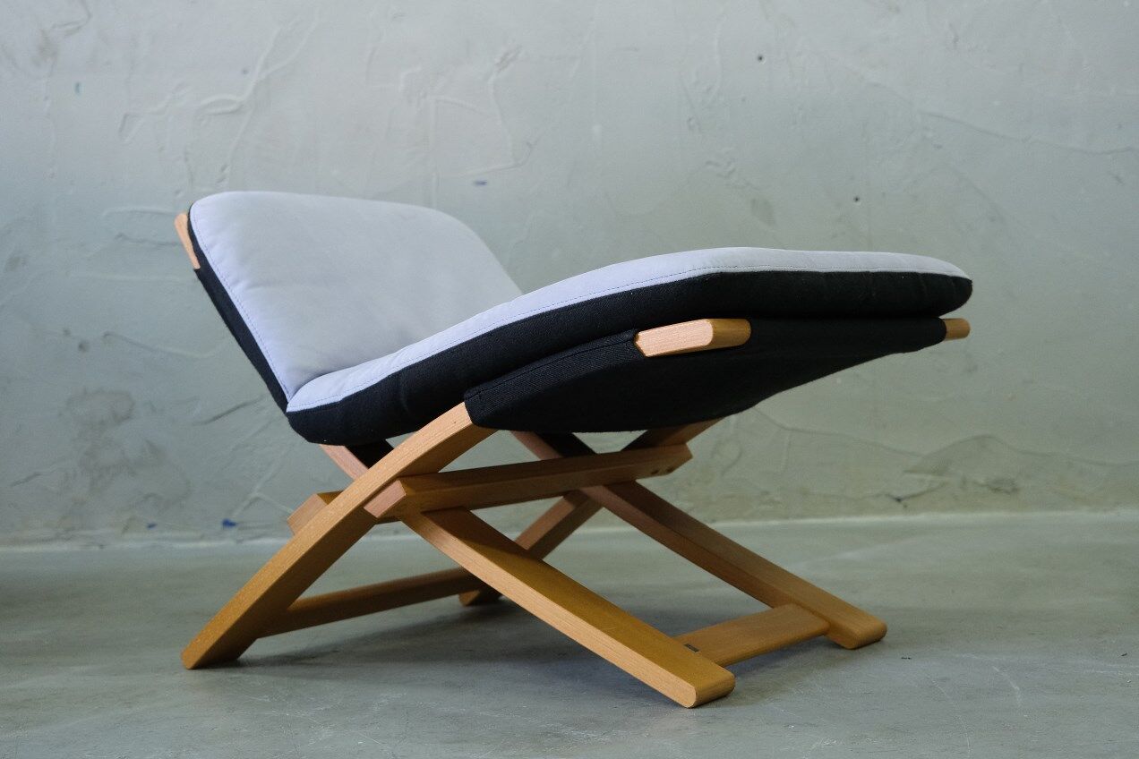 Swedish Leather Lounge Chair with Footrest by Ake Fribytter for Nelo Kroken, 1970s