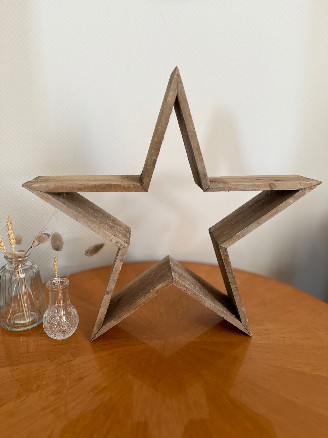 Old wooden star