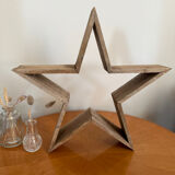 Old wooden star
