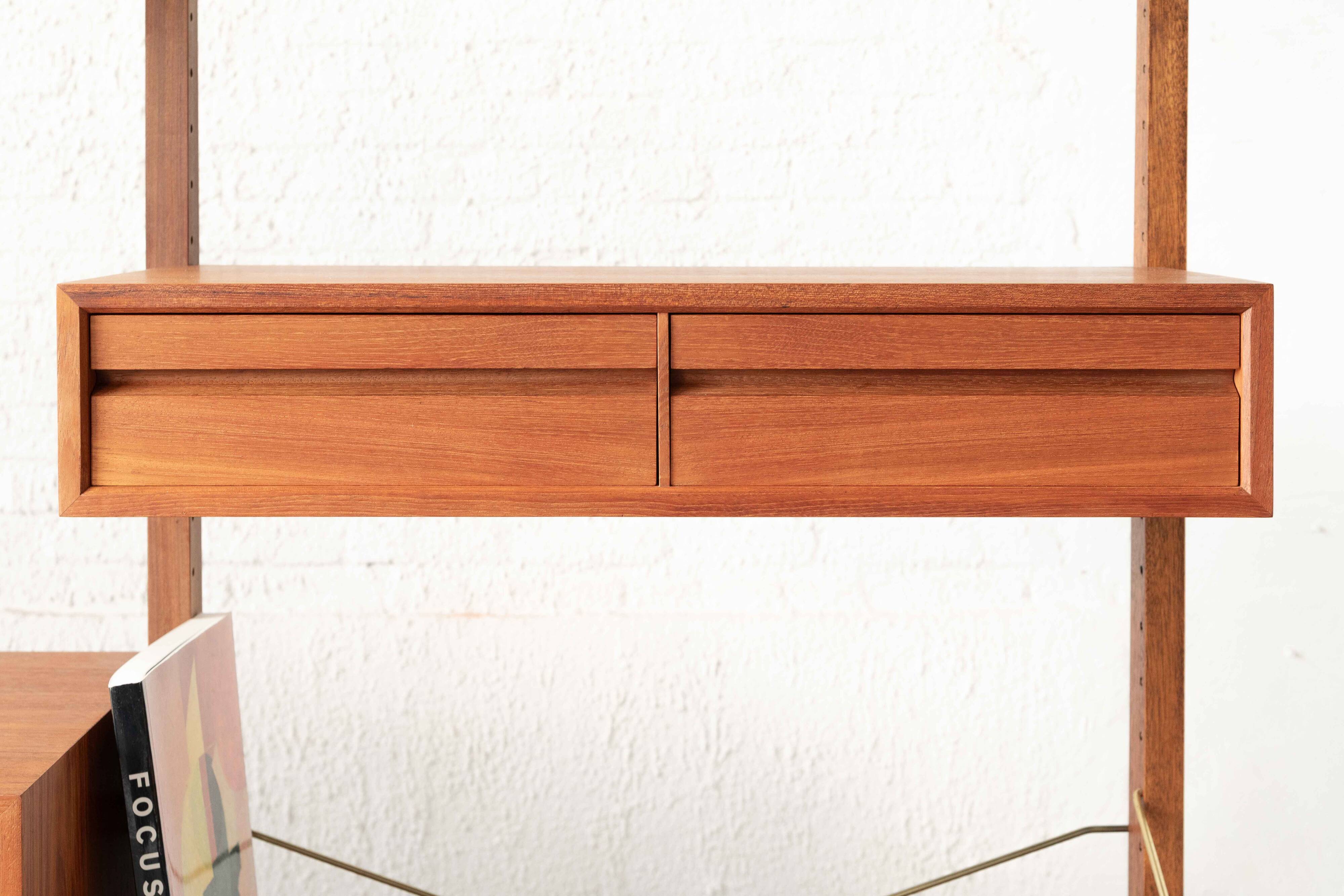 Freestanding wall unit by P. Cadovius, Denmark, 1960's