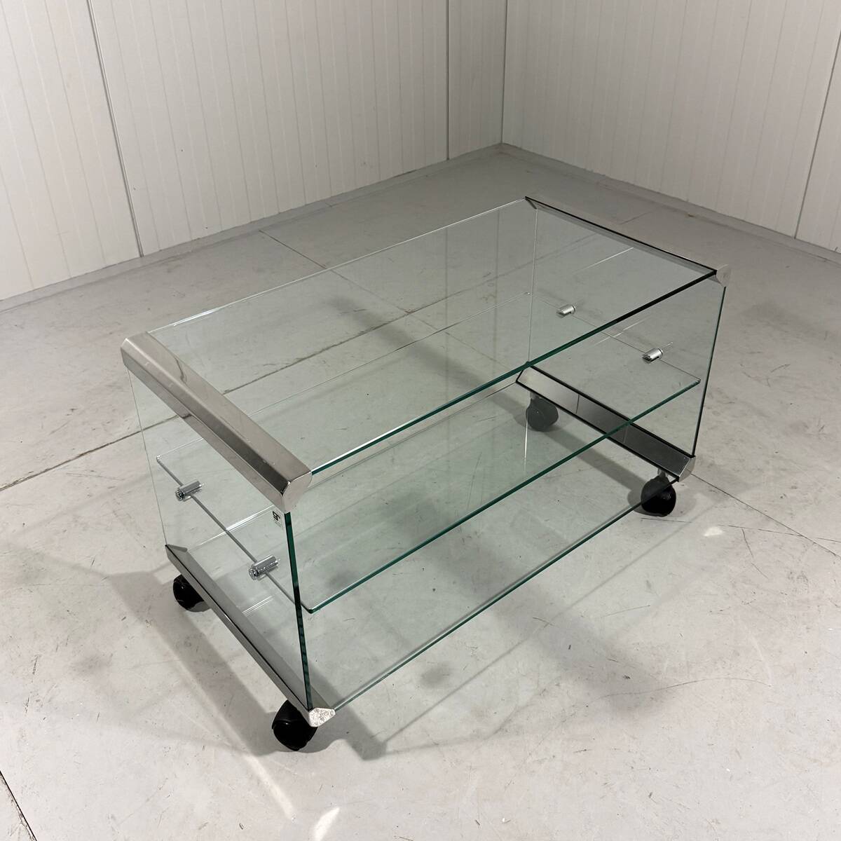 Gallotti&Radice audio rack, television table, side table Tris 1971