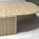 Travertine coffee table by Roche Bobois France 1970