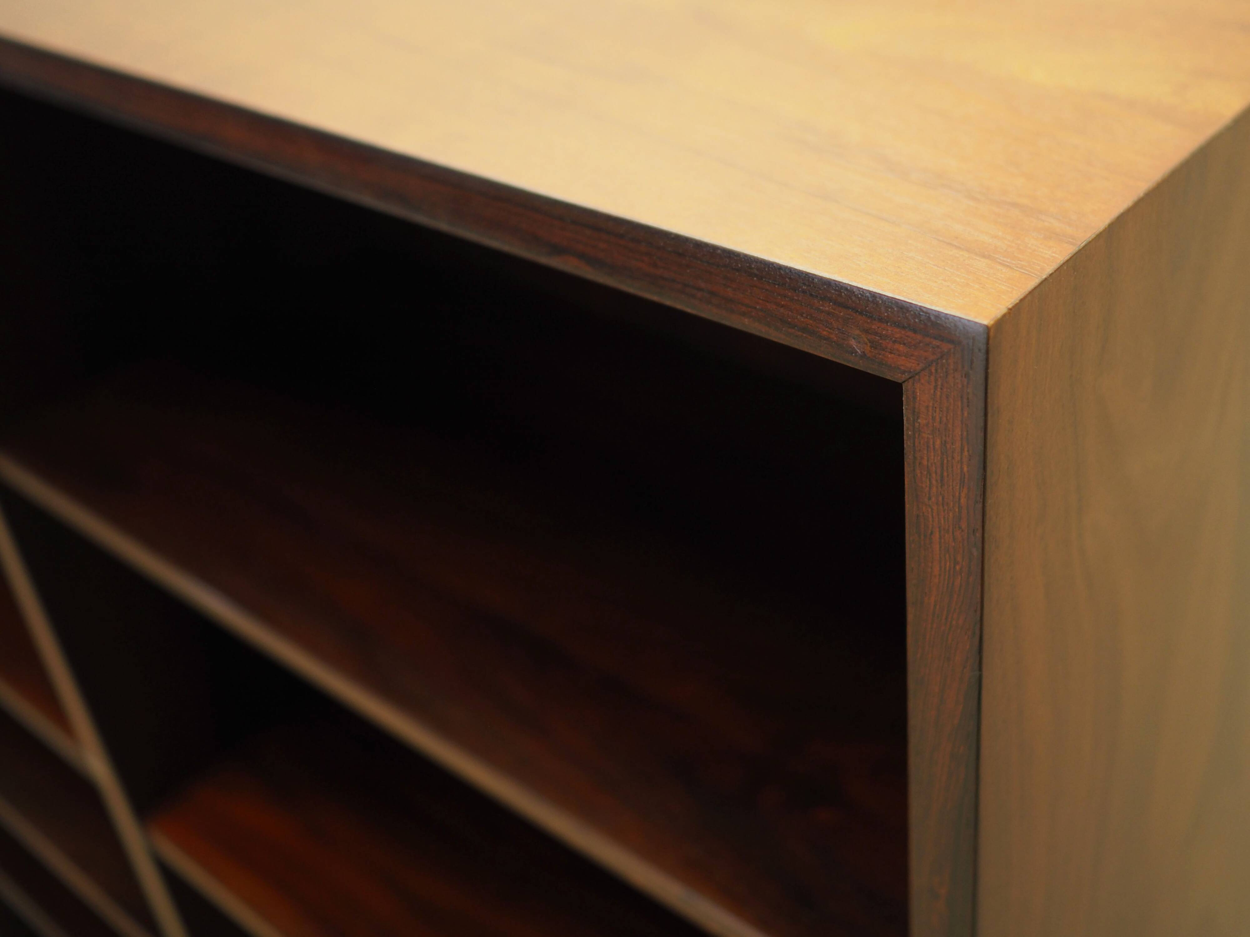 Rosewood bookcase, Danish design, 1970s, manufacturer: Omann Jun