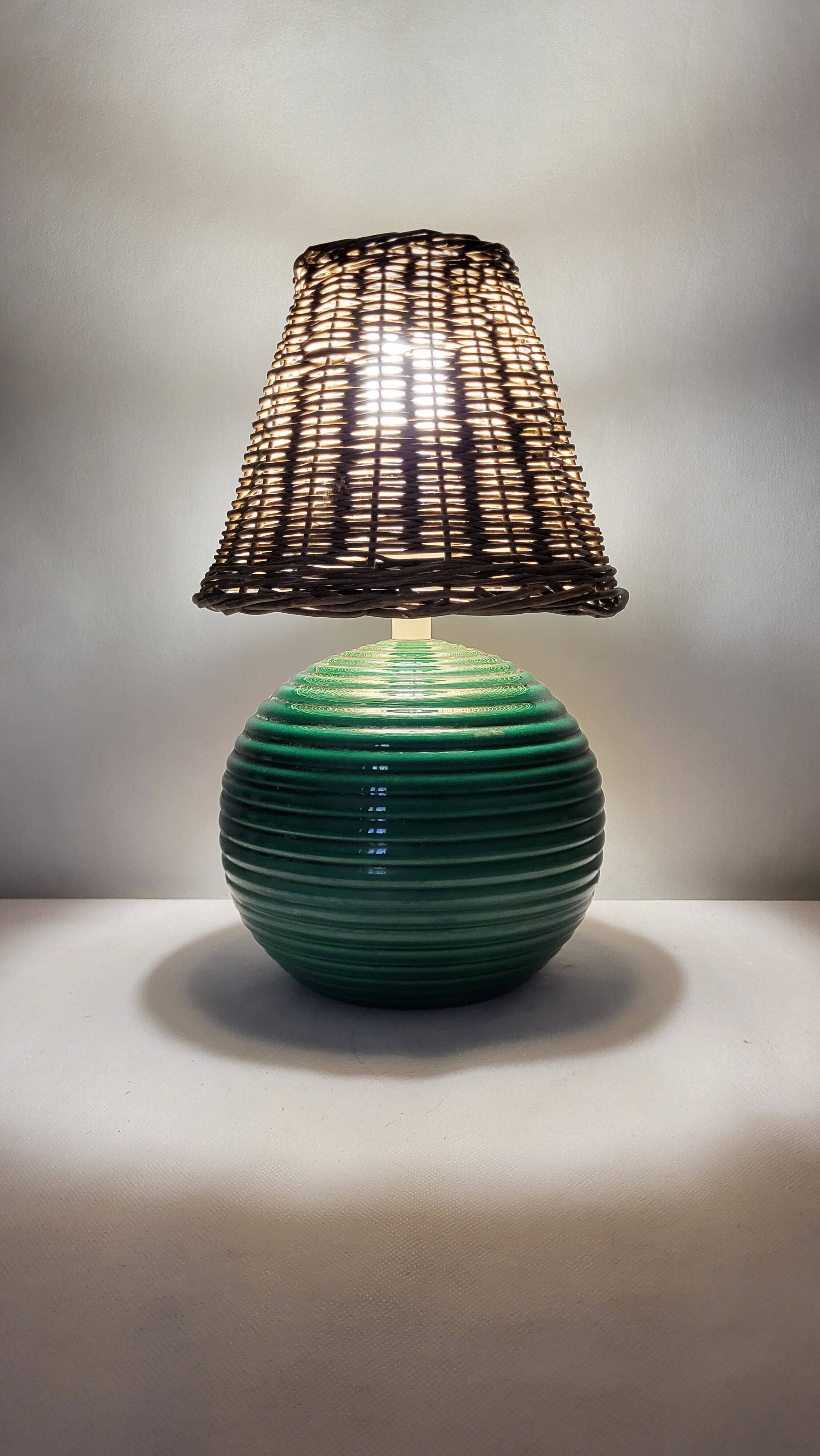 Ball lamp by Albret Rodez 1980's