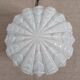 Art Deco ceiling lamp in blue opaline circa 1930