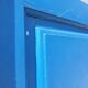 Pair of Colored Glass Doors with Frame - 1960s
