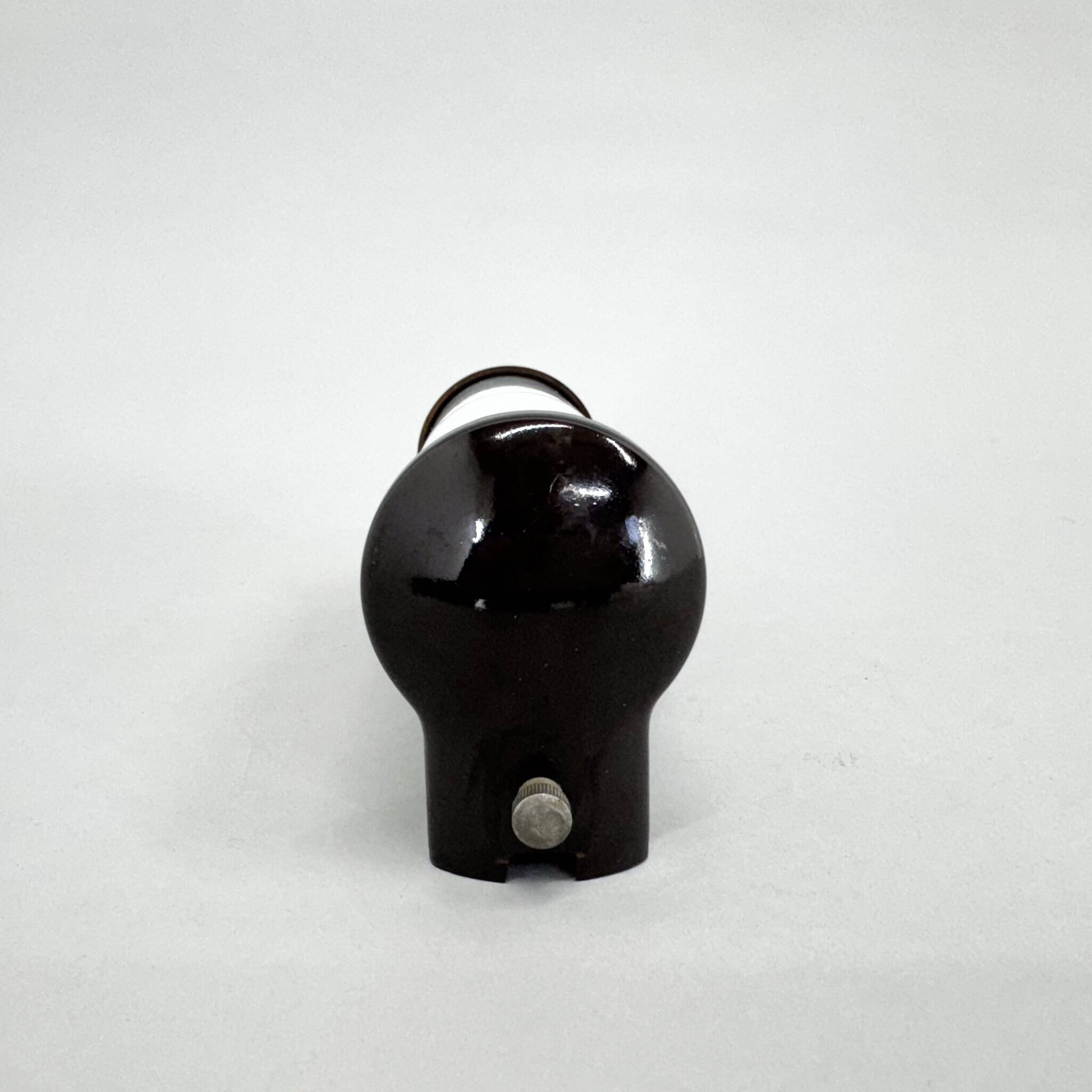 Bakelite and Milk Glass Wall Lamp, Czechoslovakia, 1950's