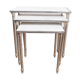 Nesting tables bronze and marble