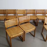 Danish Mid Century Wooden Dining Chairs by Børge Mogensen, 1960s