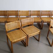 Danish Mid Century Wooden Dining Chairs by Børge Mogensen, 1960s