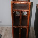 Rattan shelf