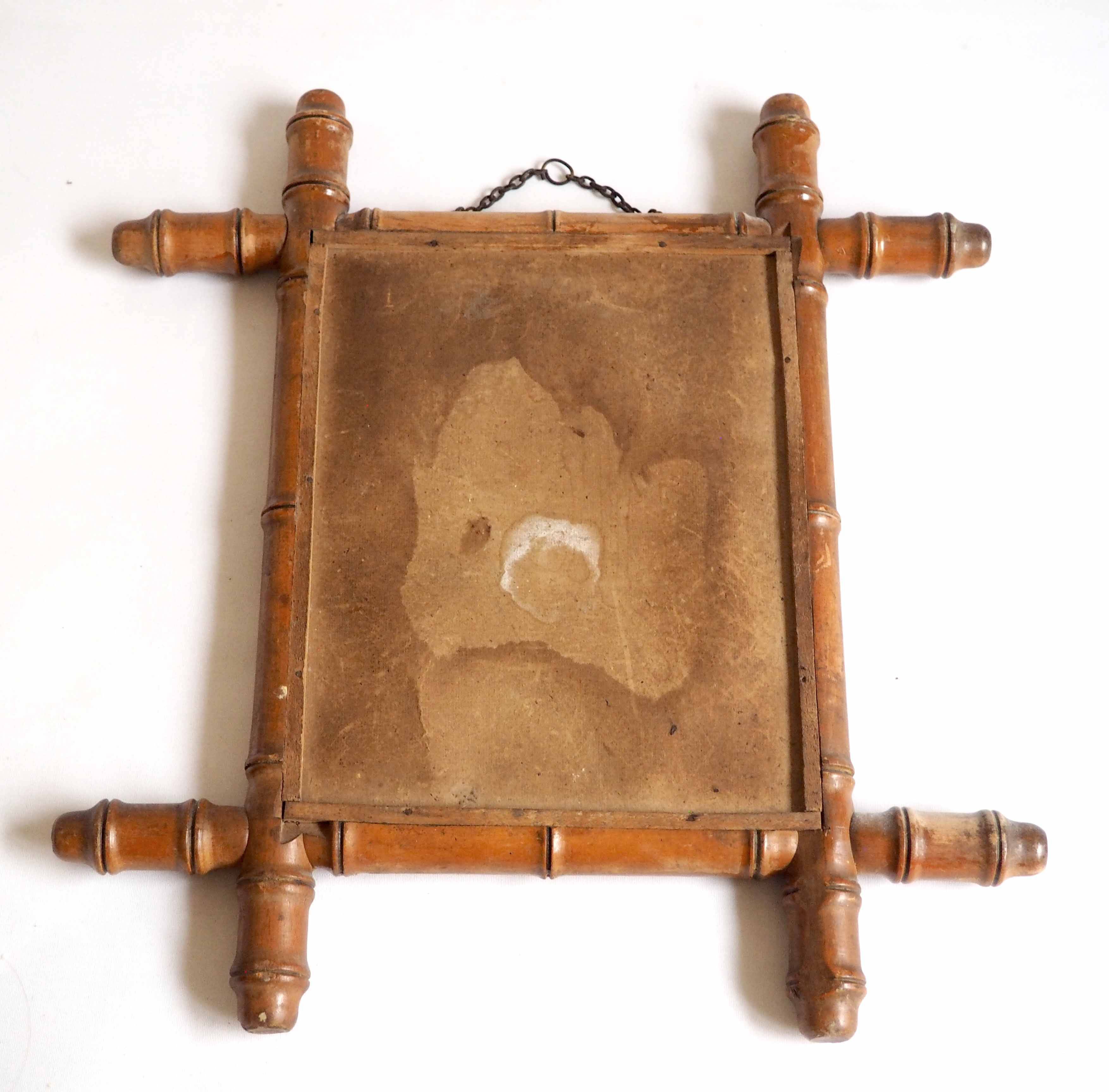 "Bamboo" chain mirror