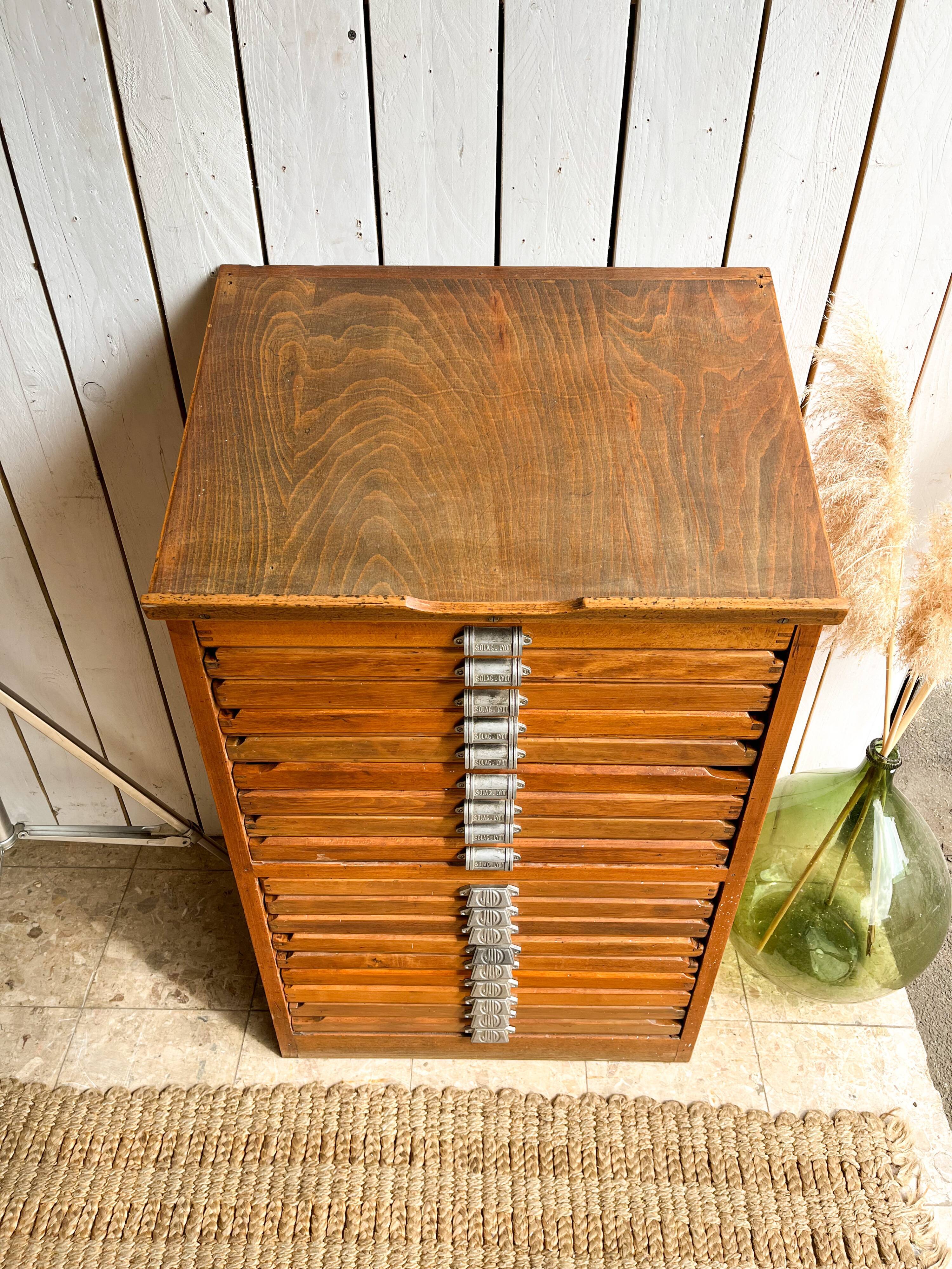 Old printing furniture