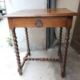 Table, desk style Louis XIII early XX th