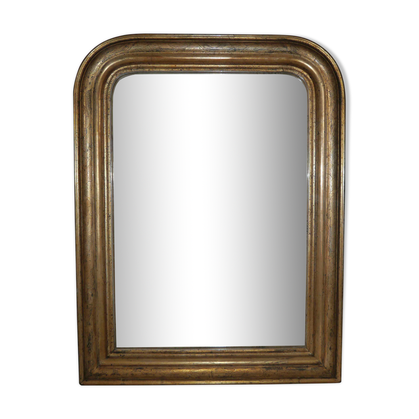Old mirror louis Phillipe style gilded 670 mm x 510 mm
