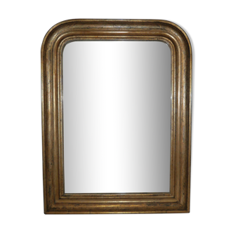 Old mirror louis Phillipe style gilded 670 mm x 510 mm