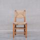Charlotte Perriand 'Bauche' Model 19 Mid-Century French Rush Dining Chairs