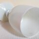 Vintage white opaline vase-cup 16.5 cm