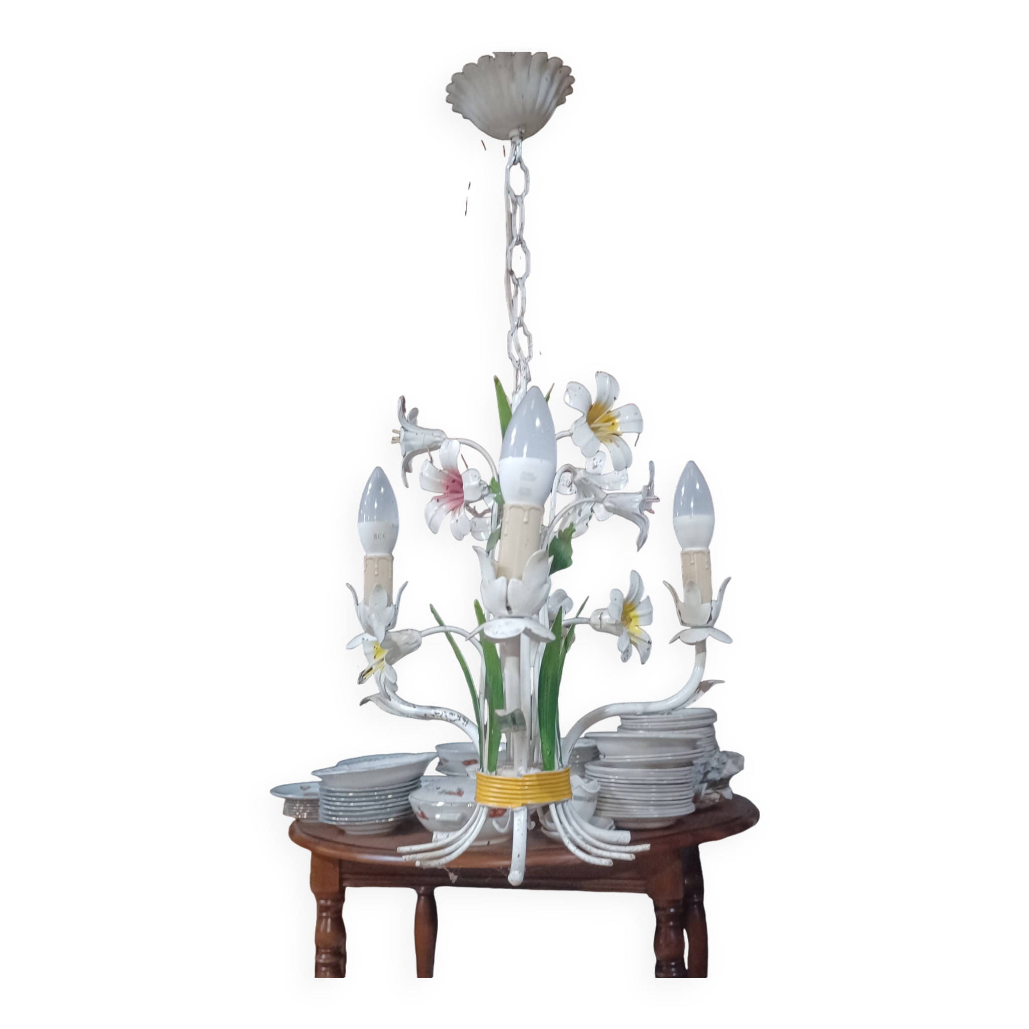 Flower chandelier