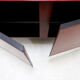 Leather buffet by De Couro from Brazil - 1980s