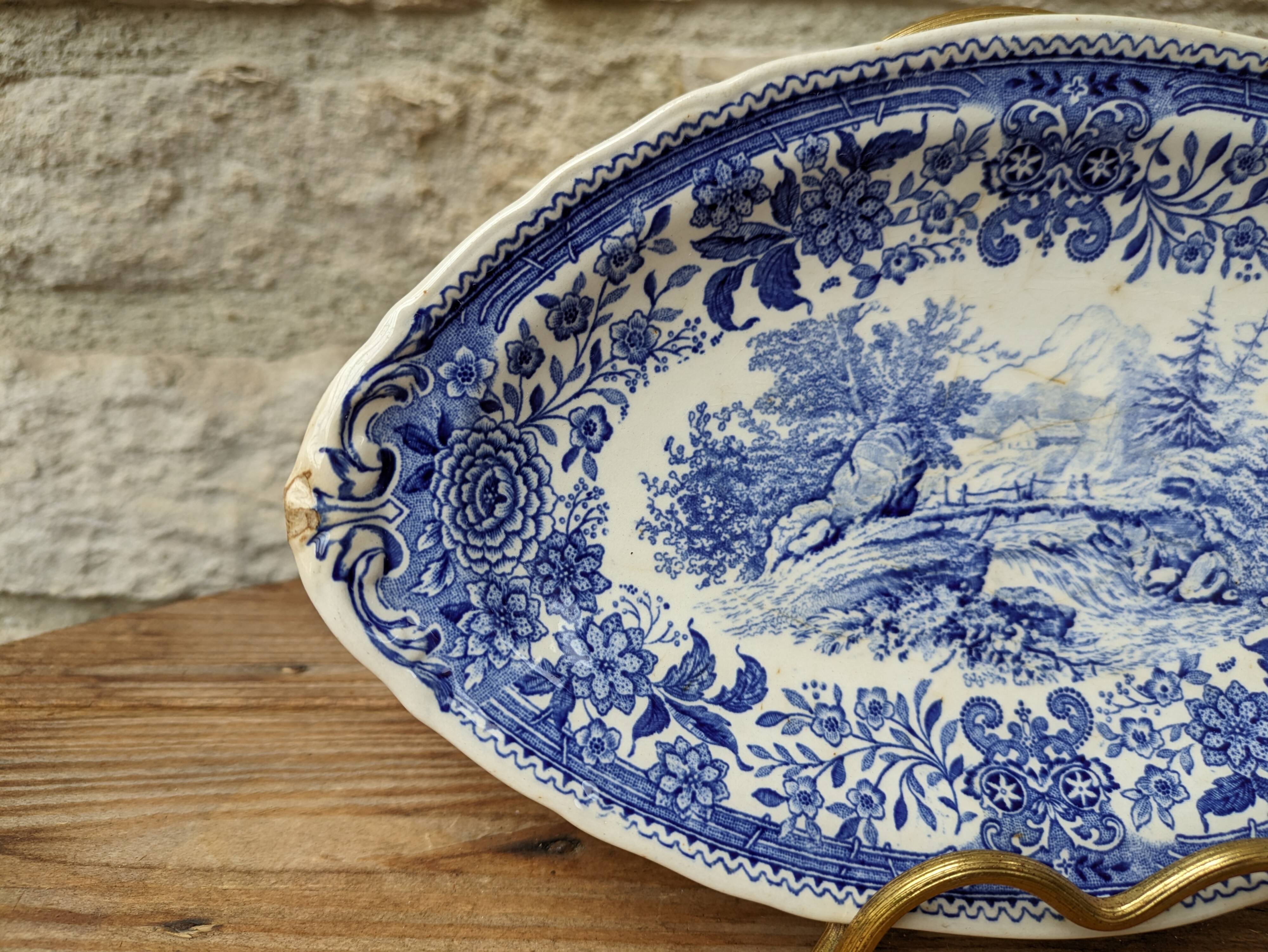 Old Villeroy and Boch Burgenland ceramic dish