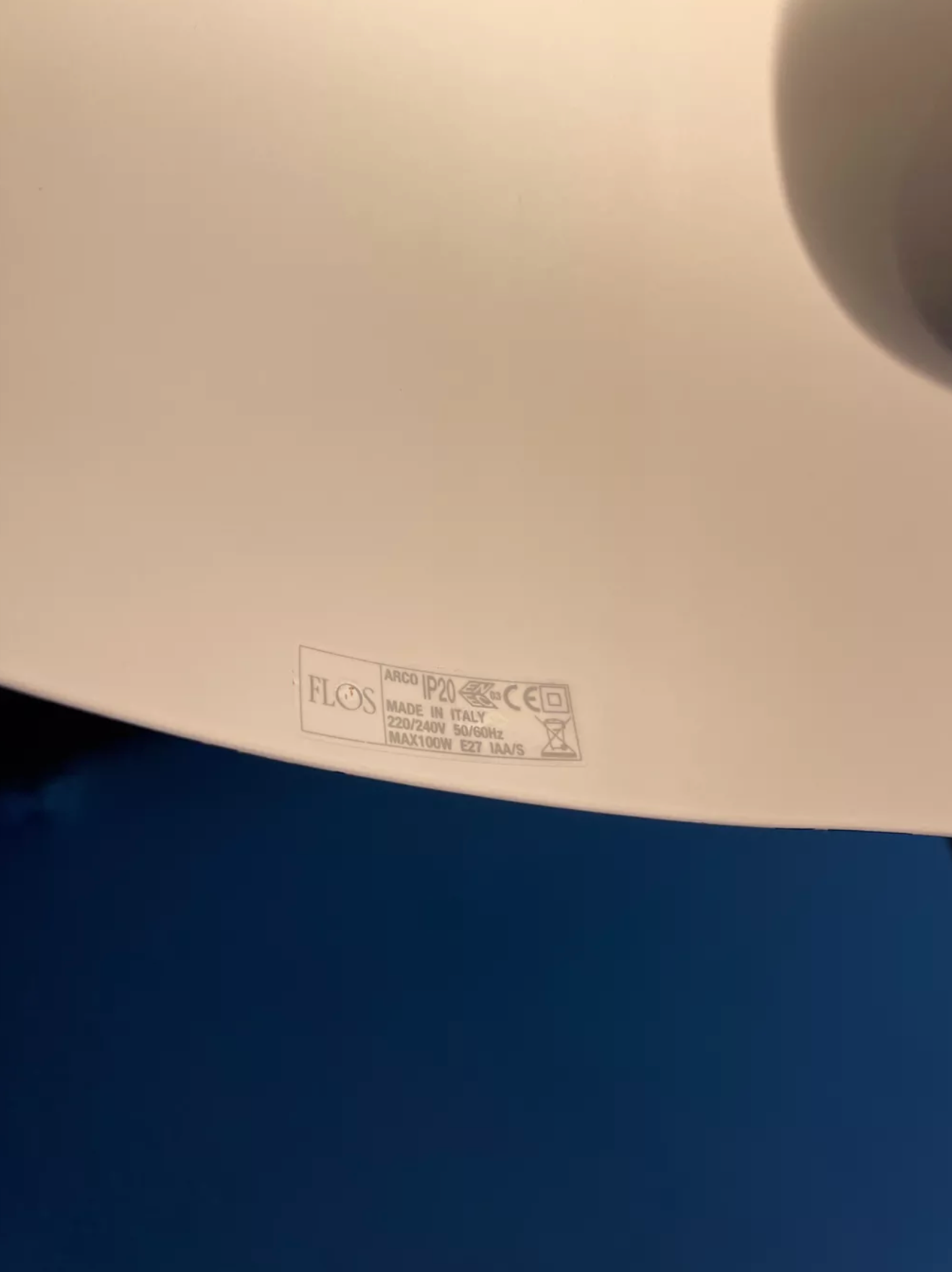 Arco floor lamp by Achille & Pier Giacomo Castiglioni for Flos 1960