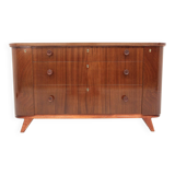 Scandinavian mahogany chest of drawers, Swedish modern, Sweden, 1940