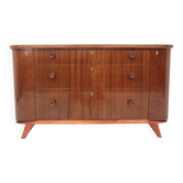 Scandinavian mahogany chest of drawers, Swedish modern, Sweden, 1940
