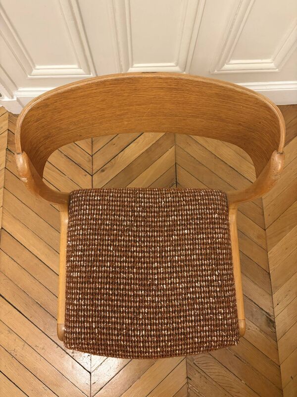 Lot 6 chaises traîneau baumann