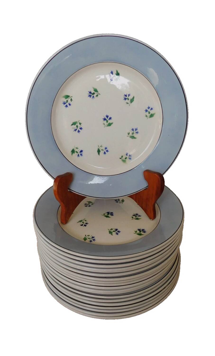 Flat plates Digoin Sarreguemines model Albe