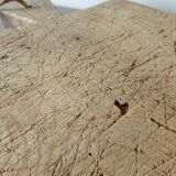 Old wooden cutting board, log