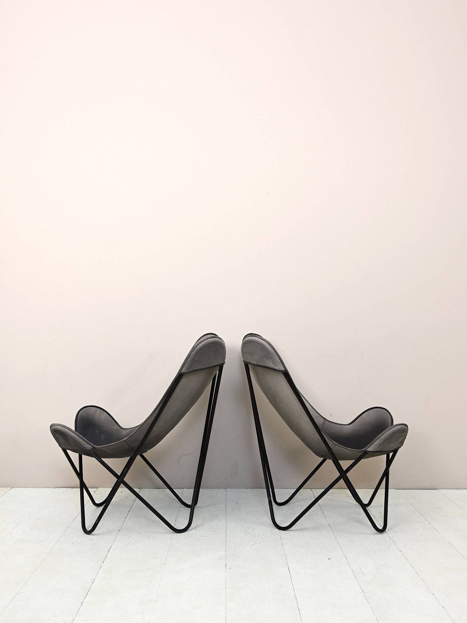Paire de chaises Safari Vintage